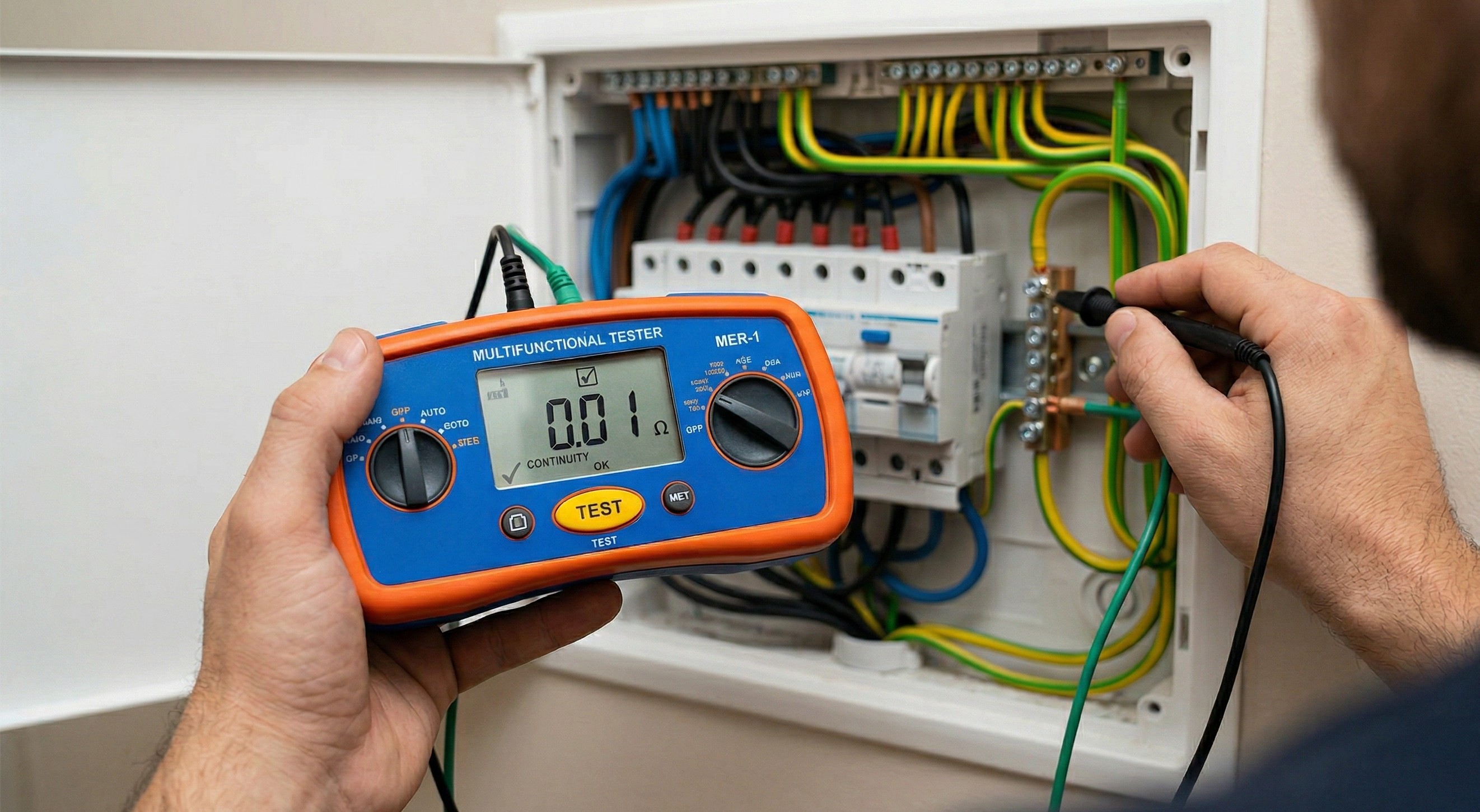 Cómo medir la continuidad del Conductor de Protección.